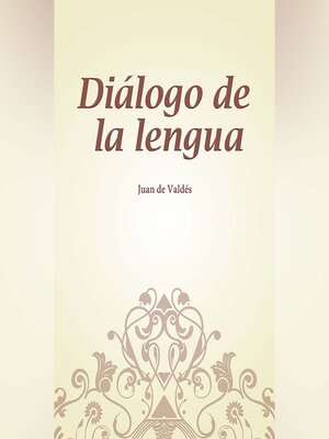 cover image of Diálogo de la lengua